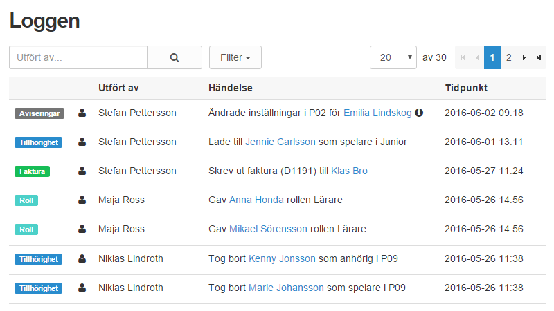 Spåra ändringar