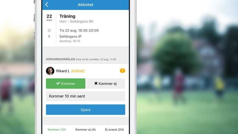 Svara på kallelser