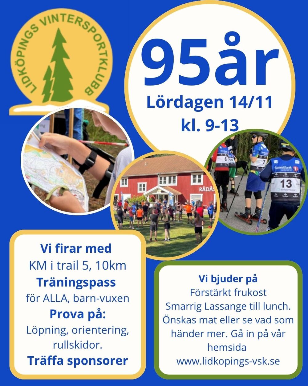 Anmälan frukost och/eller  lunch 95-års 