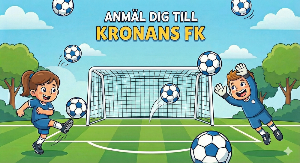 Anmälan till Kronans FK:s ungdomsfotboll!