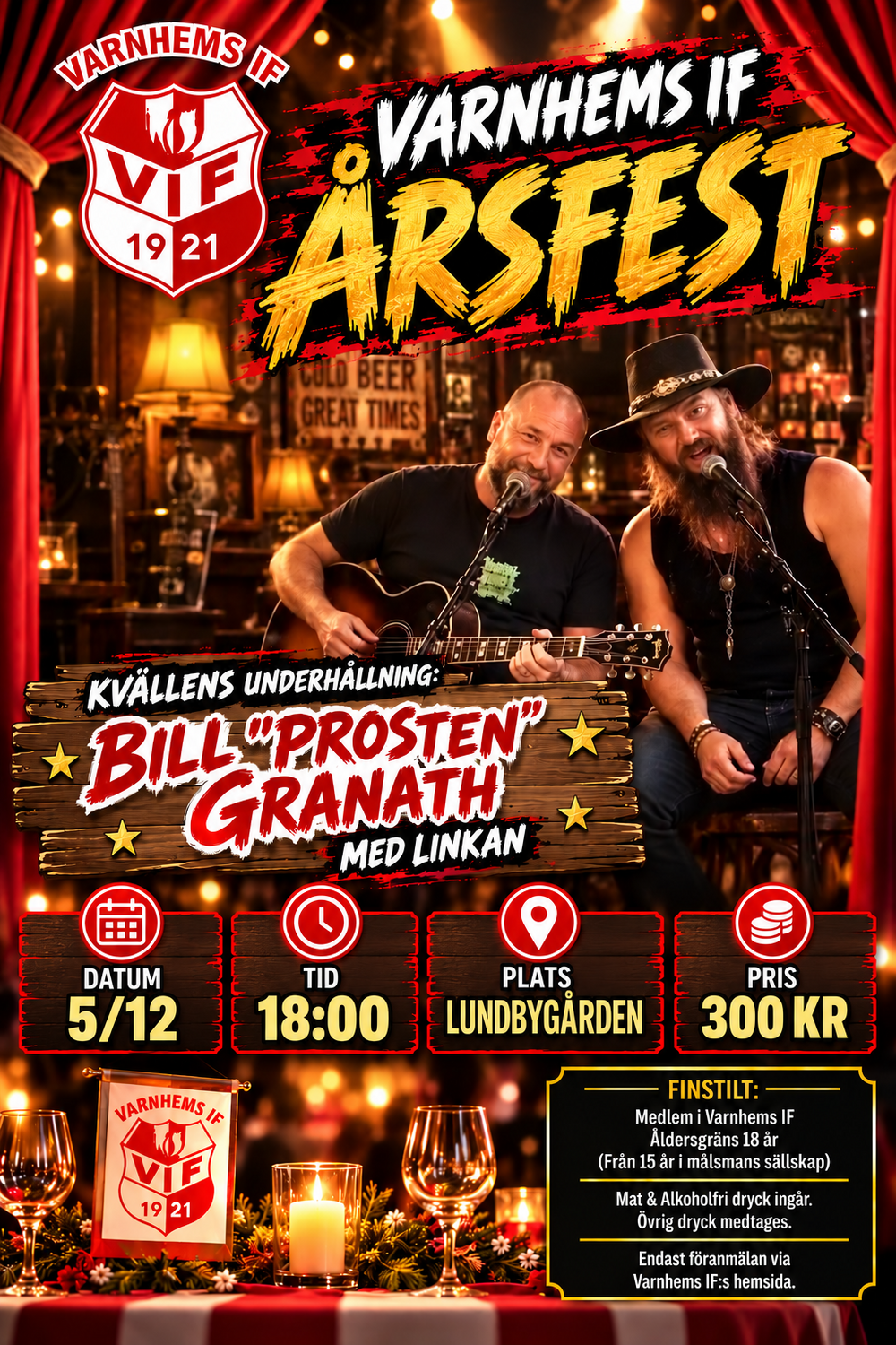 Varnhems IF Årsfest 2026