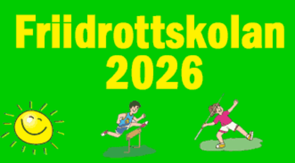Anmälan friidrottsskolan 2026