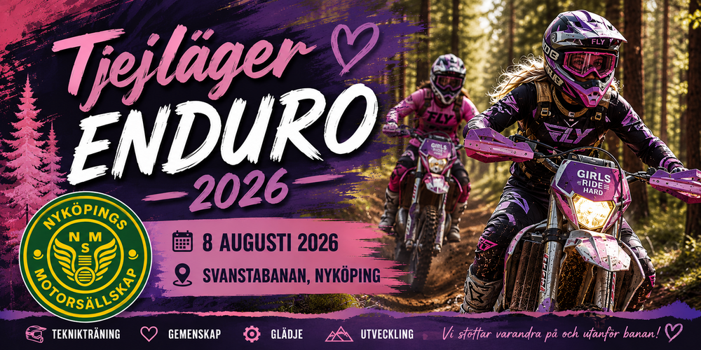 Anmälan Tjejläger Enduro 2026