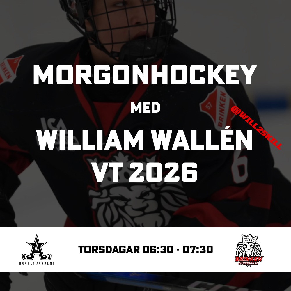 Morgonhockey med William Wallèn VT-26