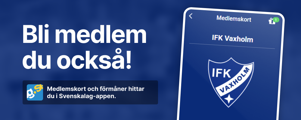 Bli stödmedlem i IFK Vaxholm