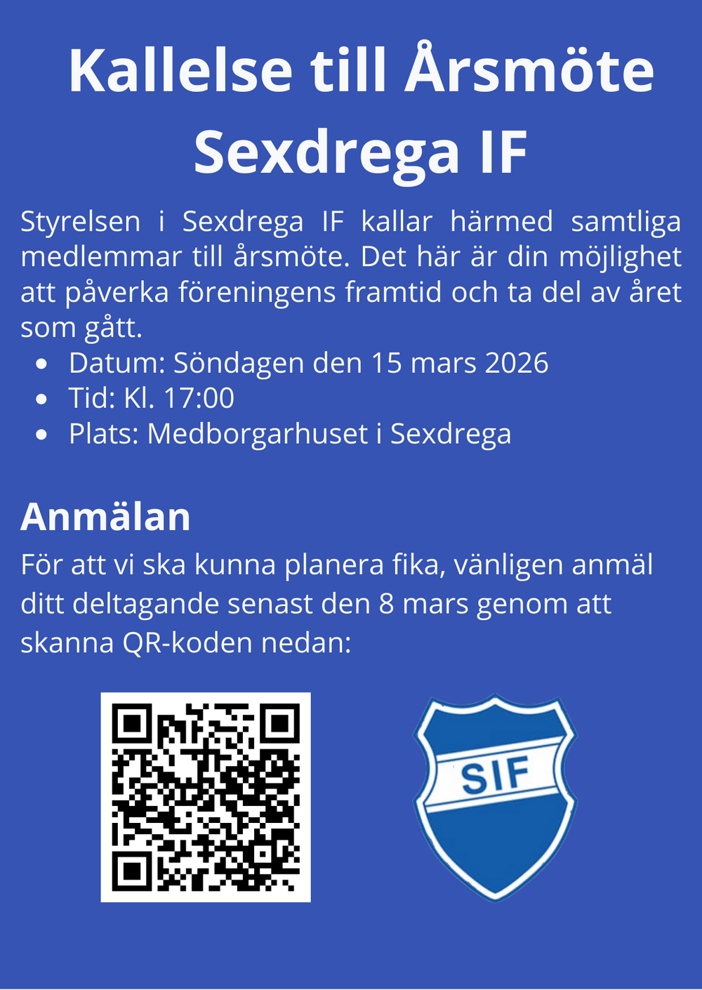 Årsmöte 2026 