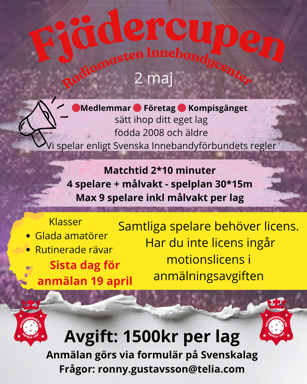 Anmälan till Fjädercupen