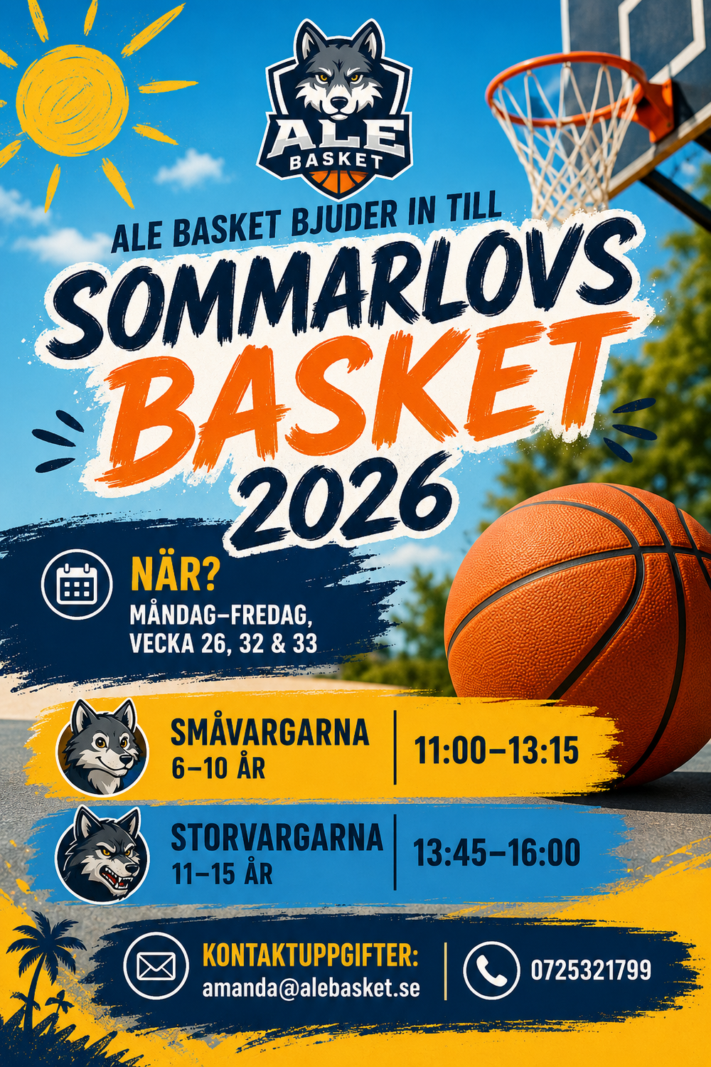 Anmälan Sommarbasket 2026