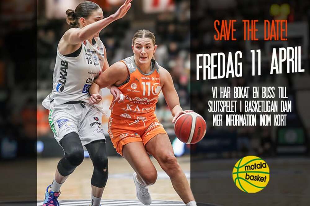 Följ med Motala Basket till Norrköping 11/4