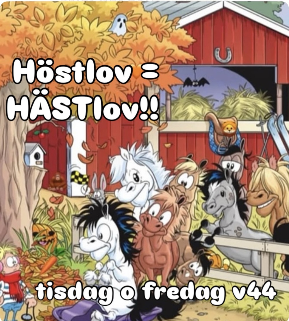 Höstlov = HÄSTlov