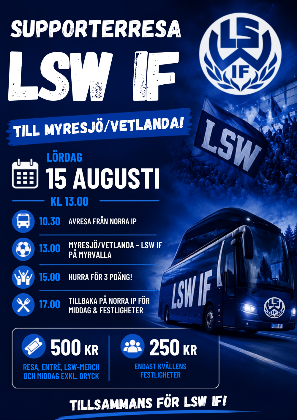 Supporterresa Myresjö/Vetlanda - LSW IF