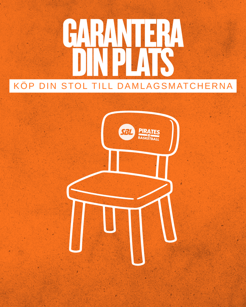 Min egen stol på SBL matcher